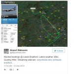 Leeds Bradford Airport aborted landings