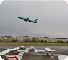 Renton Municipal Airport Boeing Factory webcam