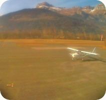 Aerodrome de Sallanches Mont Blanc Airport webcam