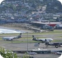 Wellington Airport webcam