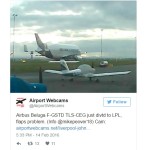 Airbus Beluga diverts to Liverpool with flaps problem