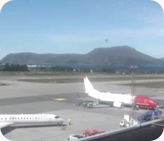 Lufthavn Alesund Vigra Airport webcam