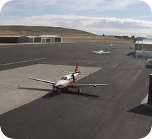 Yellowstone Regional Airport webcam