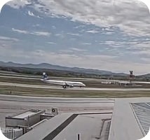 Burlington International Airport webcam
