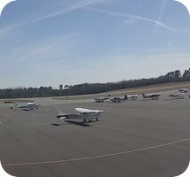 Triangle North Executive Airport webcam