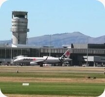 Christchurch Airport webcam