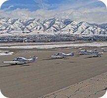 Logan-Cache Airport webcam